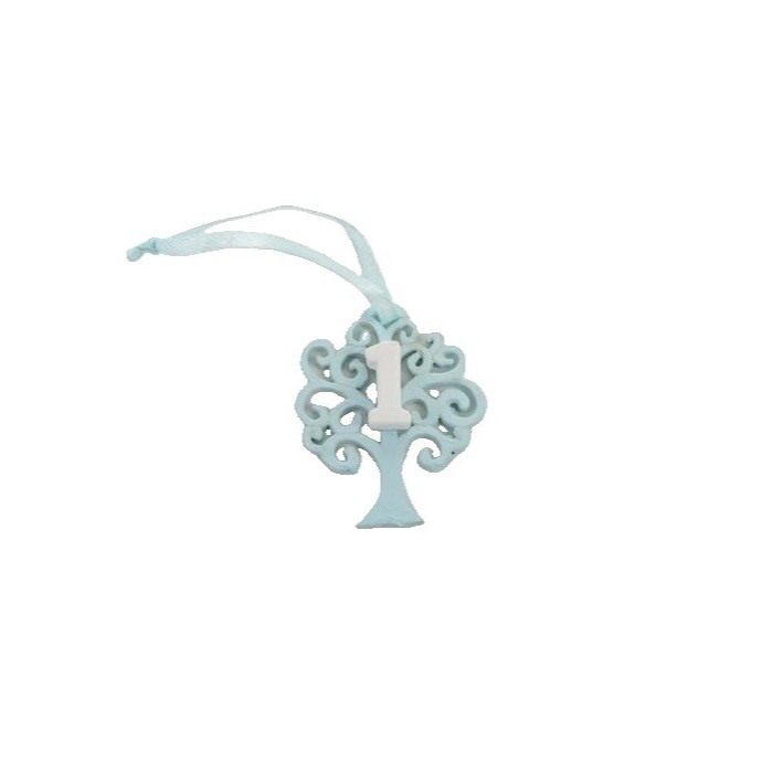 ALBERO LEGNO H.5XP.4 CM. CELESTE GESSETTO 1